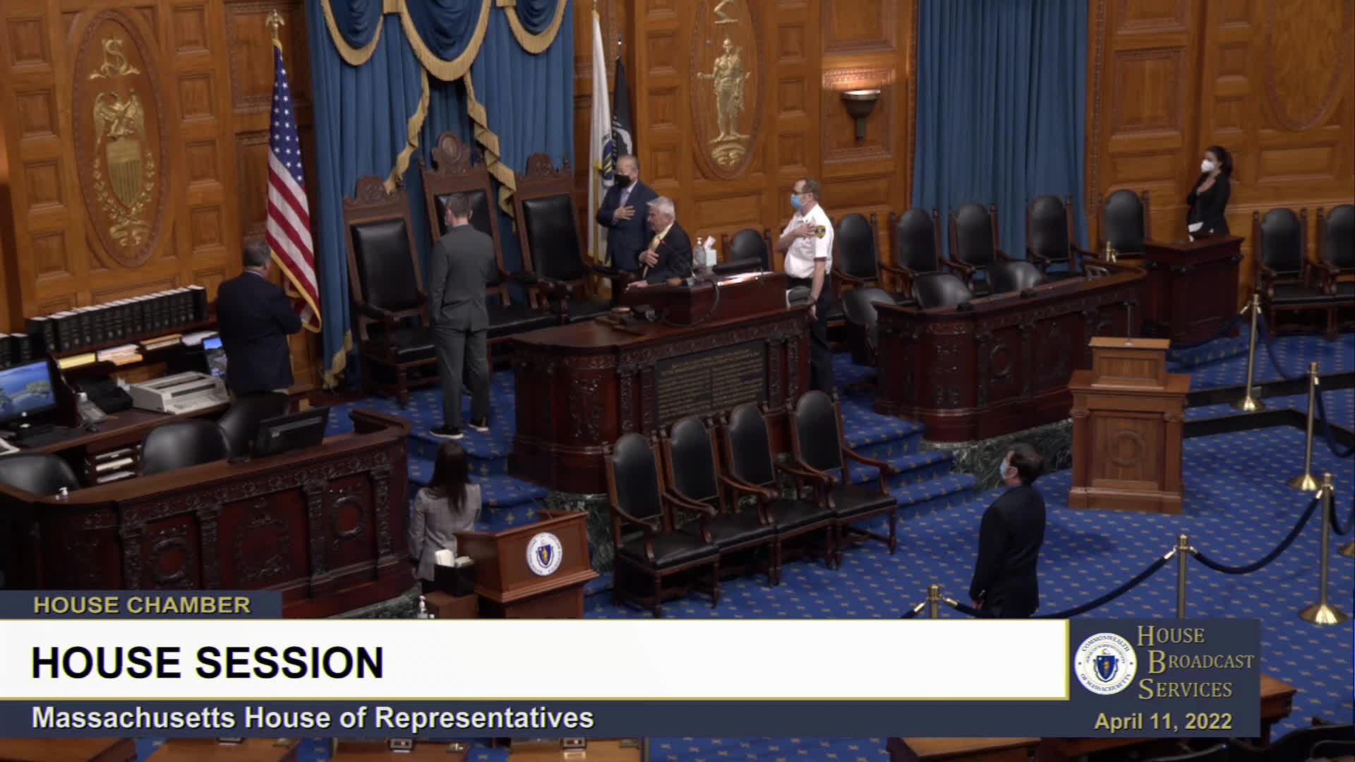 Thumbnail image for MA Joint Session of the Two Houses and MA House of Representatives Informal Session: 4/11/22