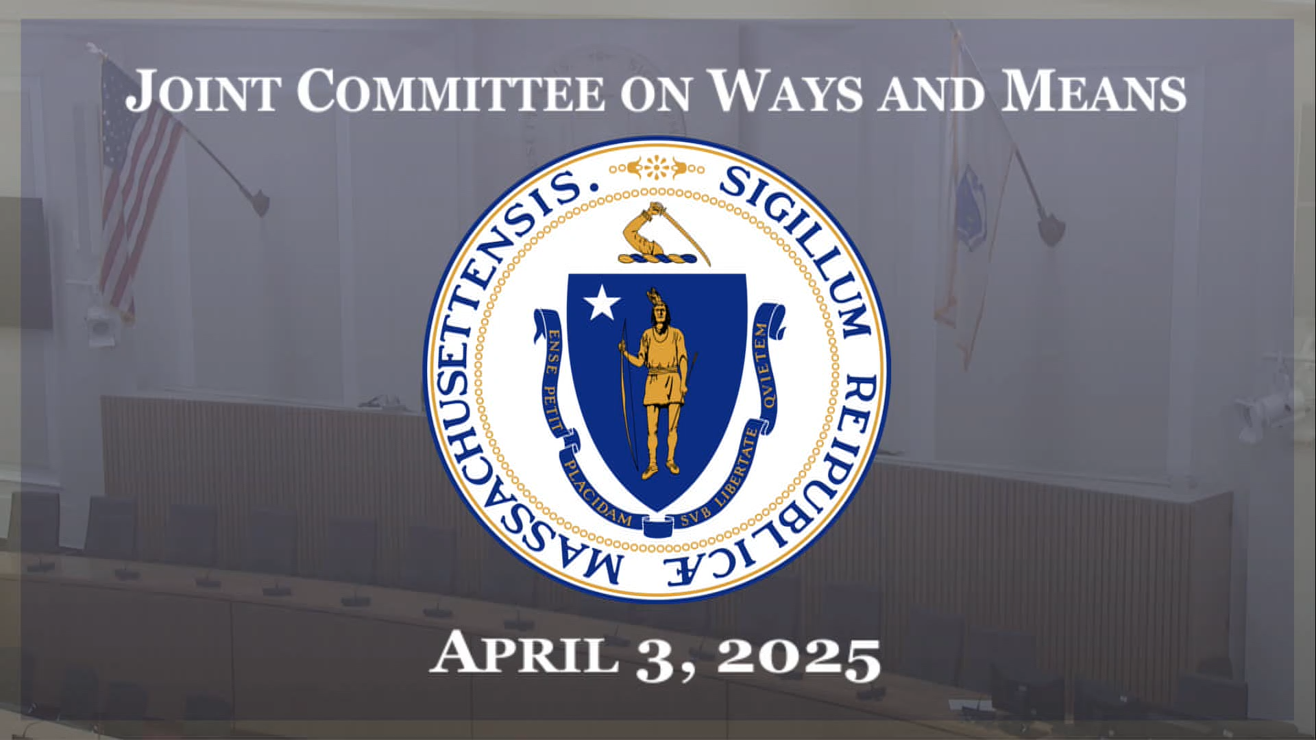 Thumbnail image for MA Joint Committee on Ways & Means Hearing: 4/3/2025