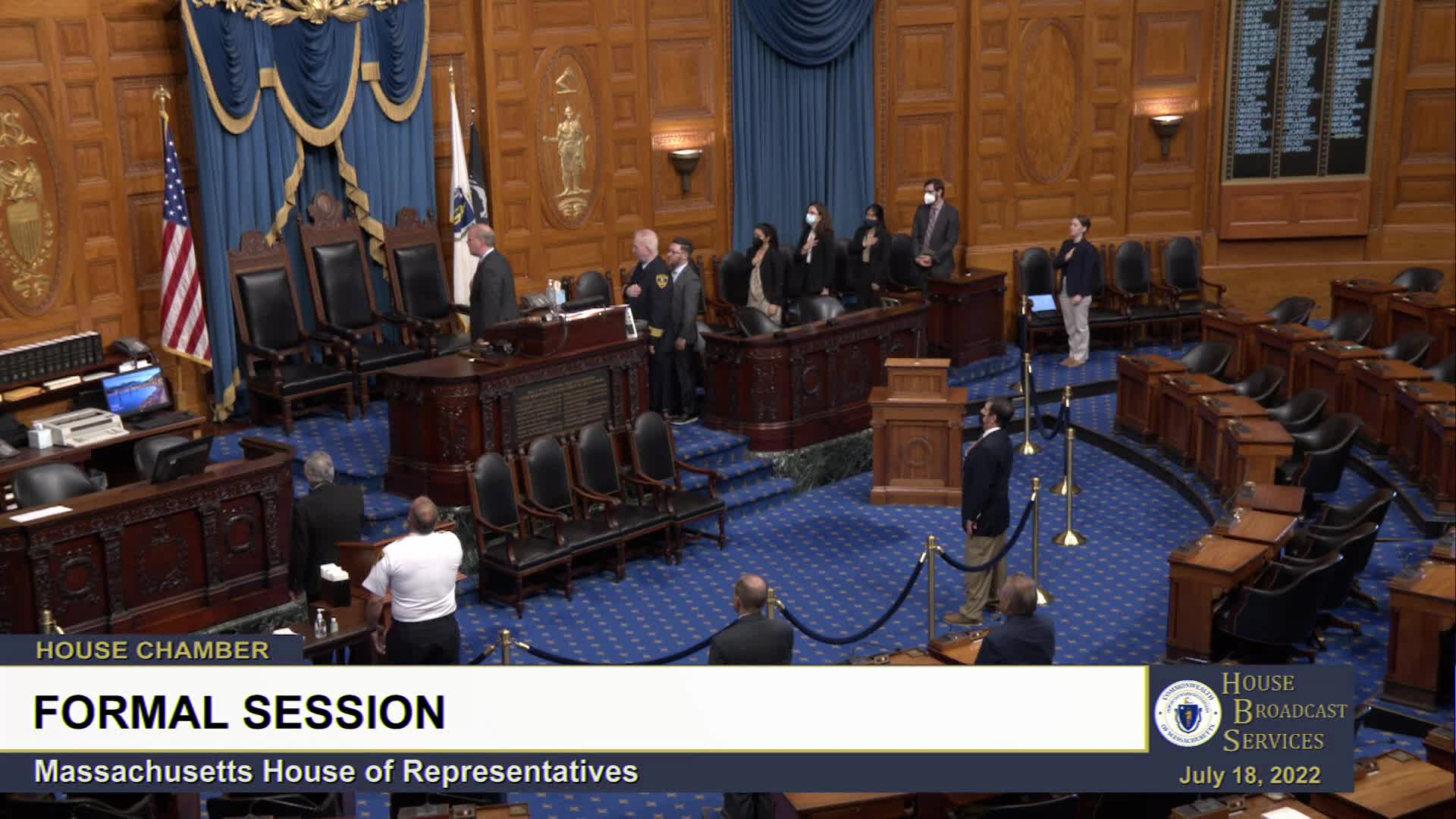 Thumbnail image for MA House of Representatives Formal Session: 7/18/22