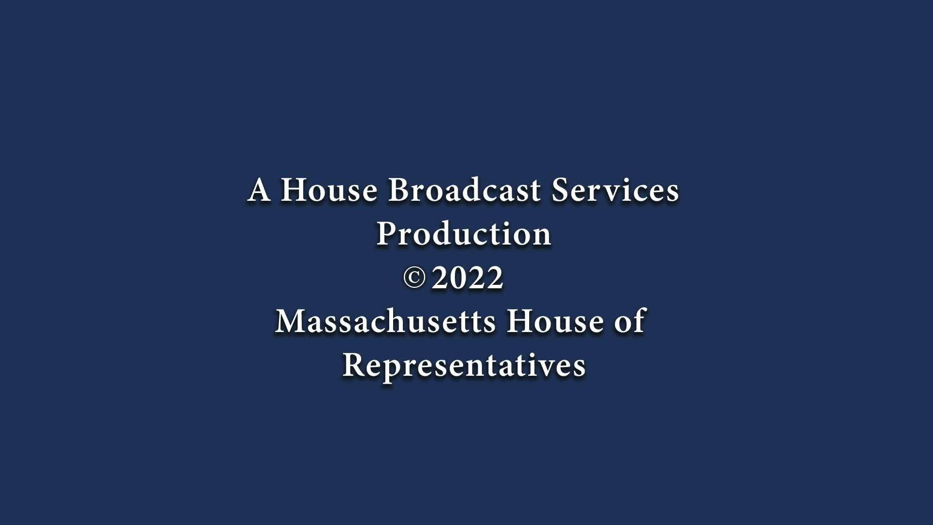 Thumbnail image for  MA House of Representatives Informal Session 7/25/2022