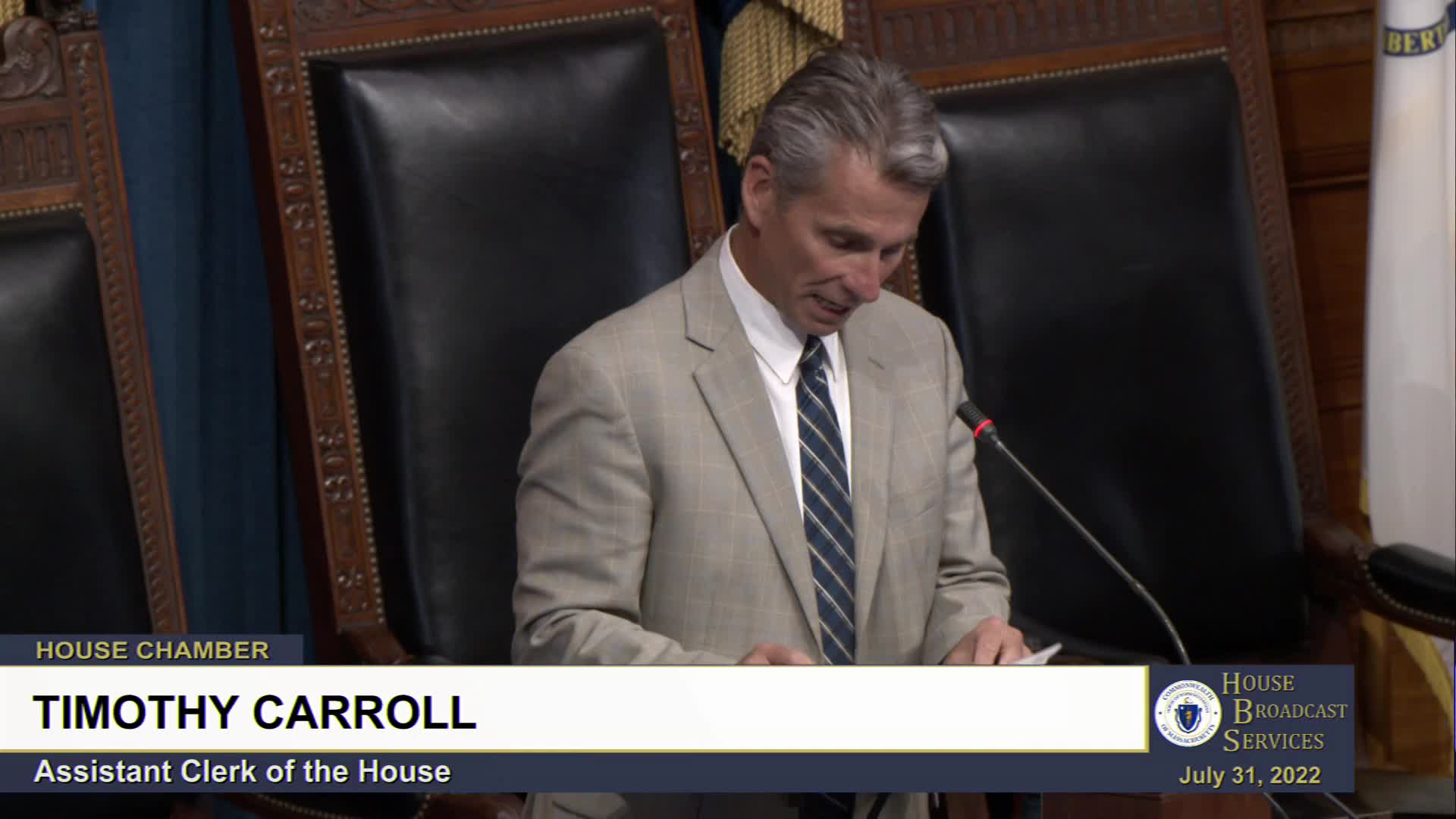 Thumbnail image for MA House of Representatives Formal Session: 7/31/22 Part 2