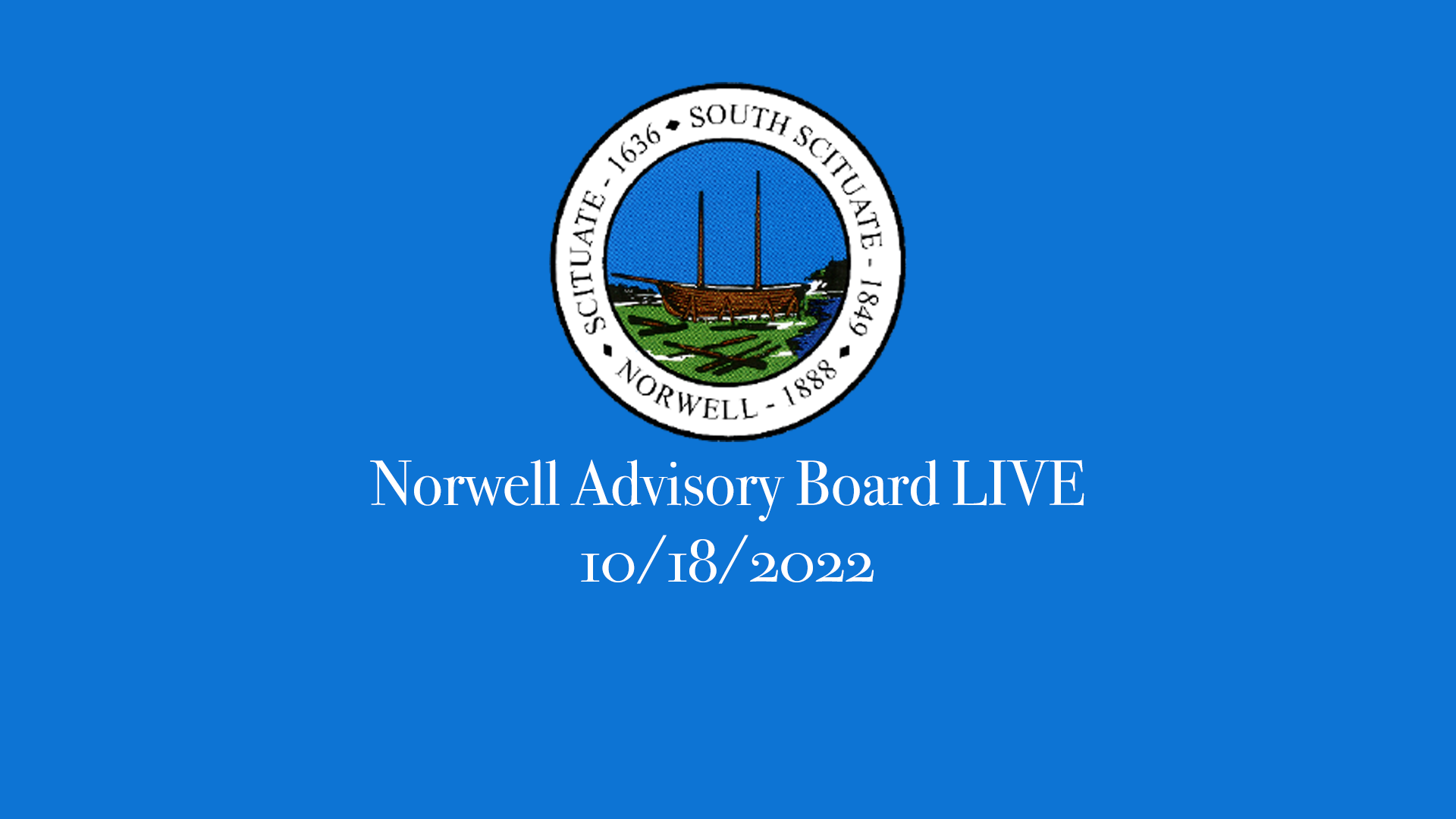 Thumbnail image for Norwell Advisory Board: 10/18/22 LIVE