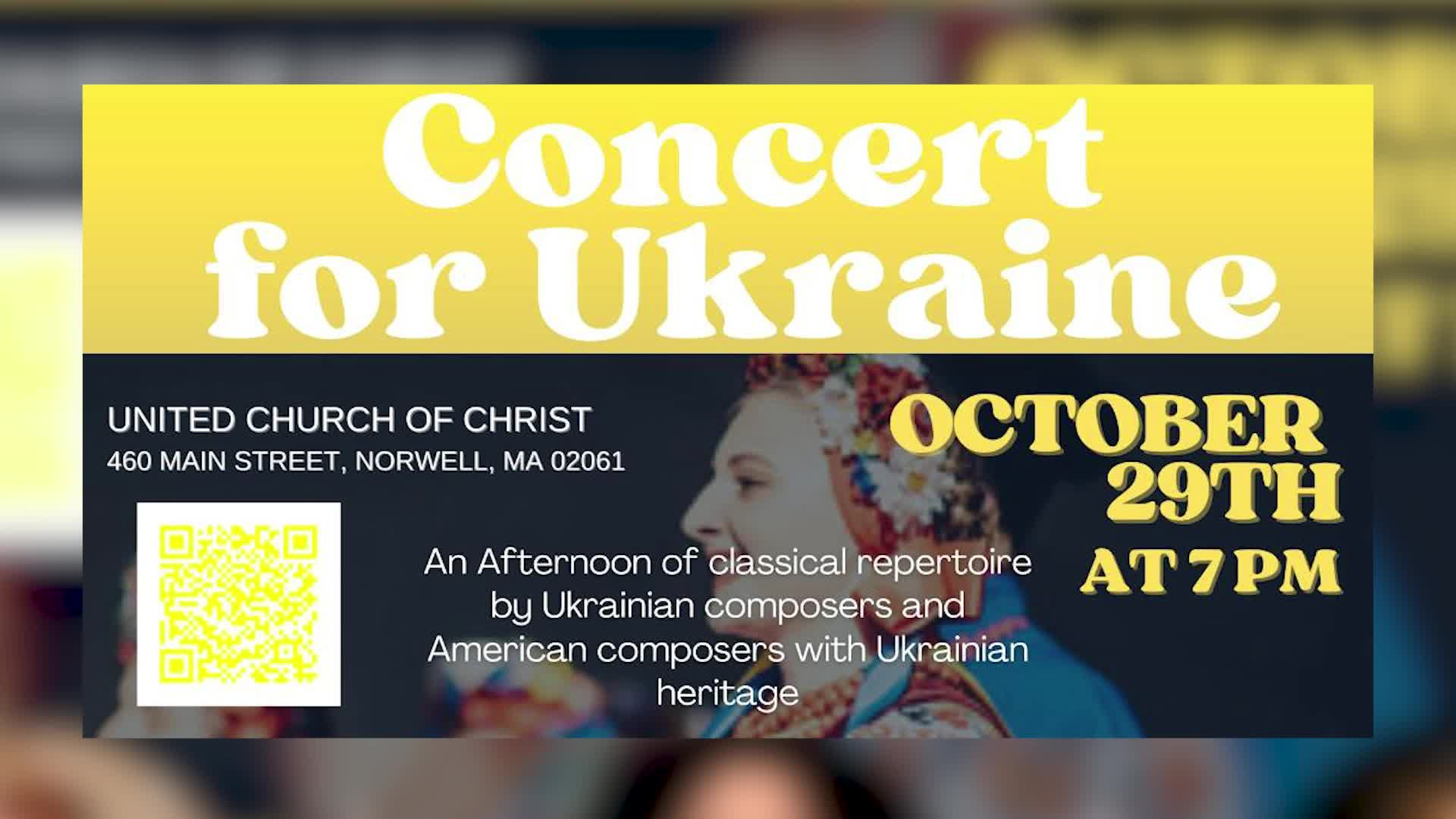 Thumbnail image for Concert for Ukraine at UCC on October 29, 2022!