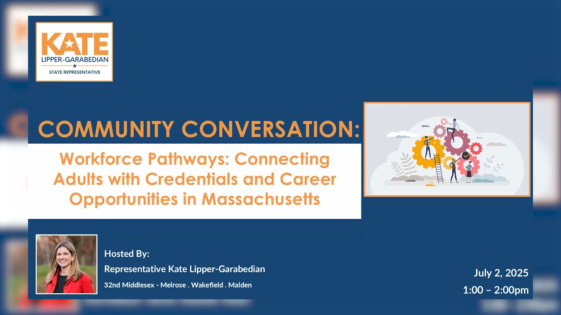 Thumbnail image for Community Conversation on Housing with Rep Kate Lipper-Garabedian: 6/24/2025