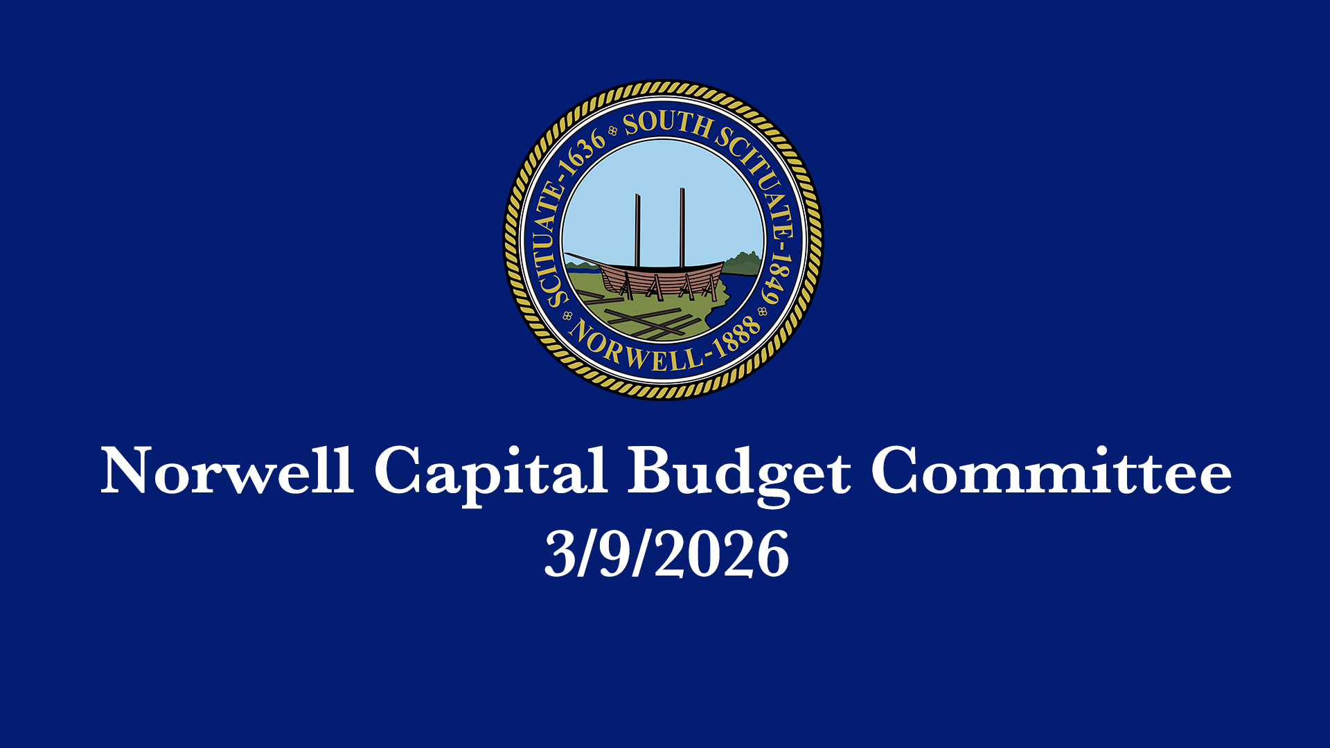 Thumbnail image for Norwell Capital Budget Committee: 3/9/2026