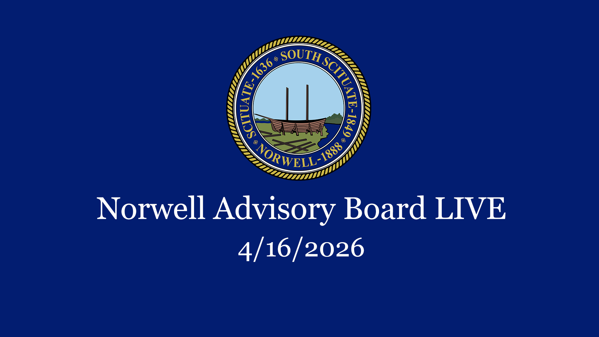 Thumbnail image for Norwell Advisory Board: 4/16/2026 - Broadcast LIVE
