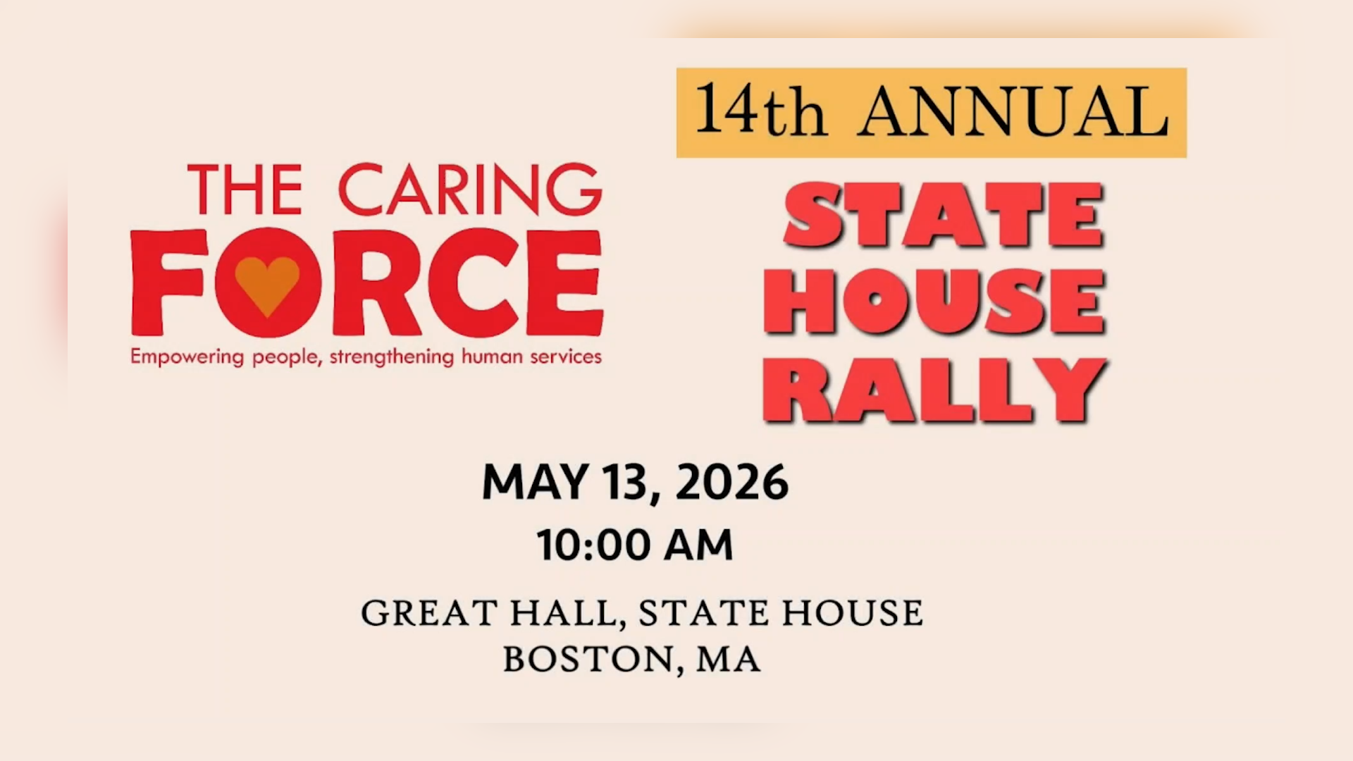 Thumbnail image for The Caring Force State House Rally: 5/13/2026