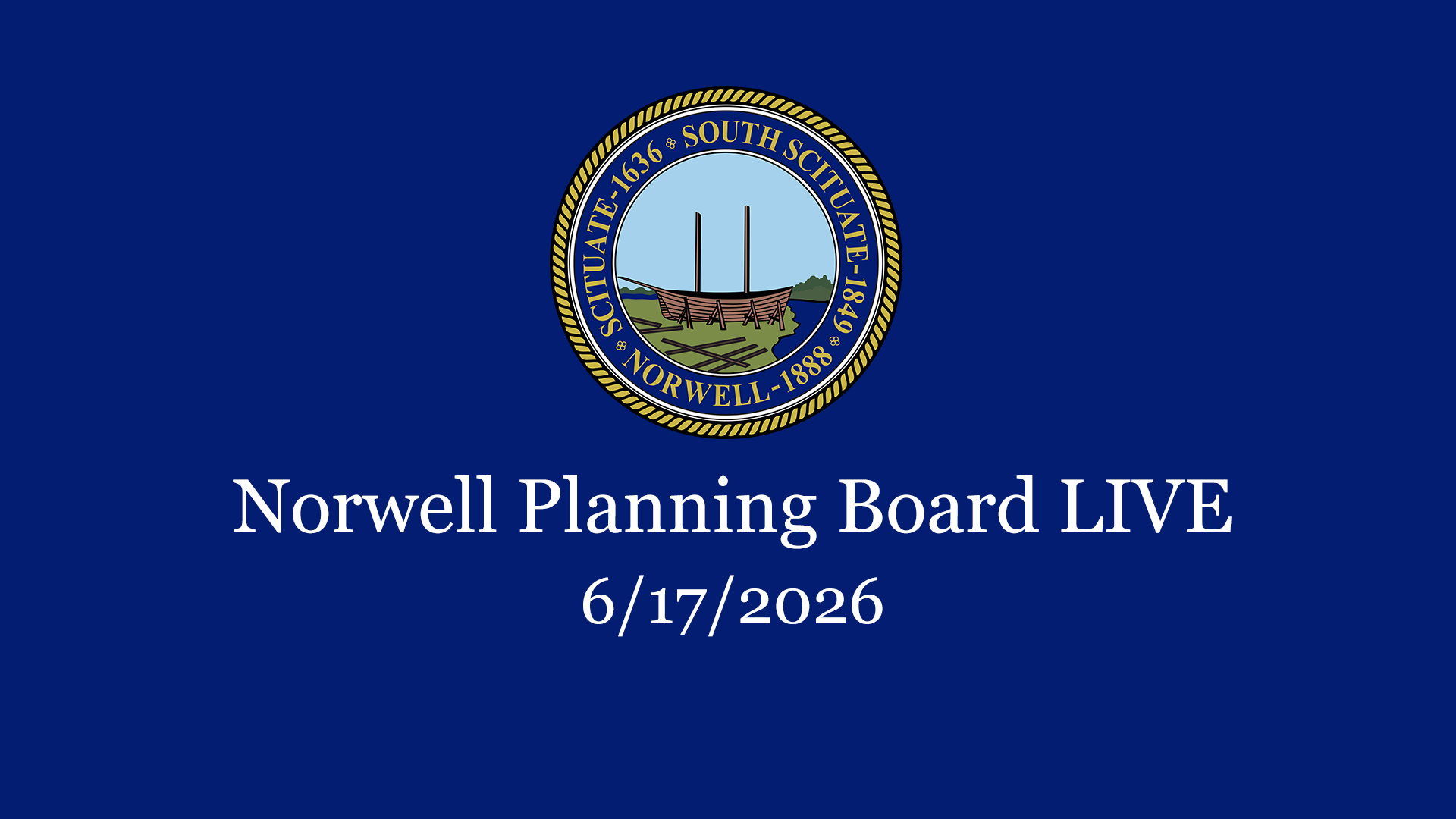 Thumbnail image for Norwell Planning Board: 6/17/2026 - Broadcast LIVE