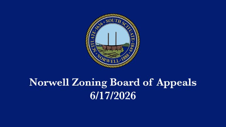 Thumbnail image for Norwell Zoning Board of Appeals: 6/17/2026