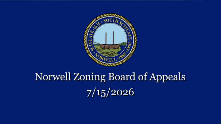 Thumbnail image for Norwell Zoning Board of Appeals: 7/15/26