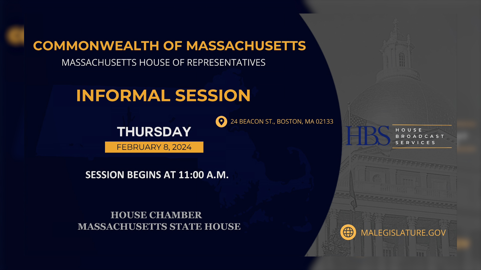 Thumbnail image for MA House of Representative Informal Session: 2/8/2024