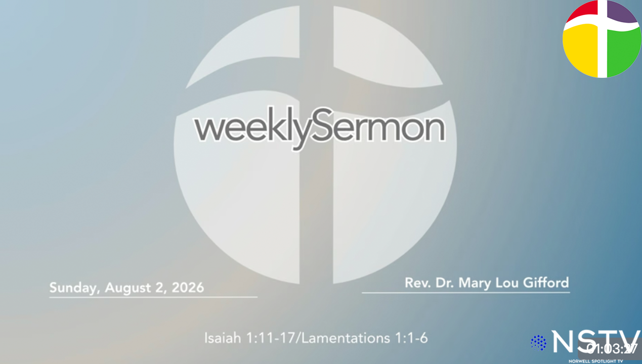 Thumbnail image for United Church of Christ Norwell Sunday Service: 8/2/2026