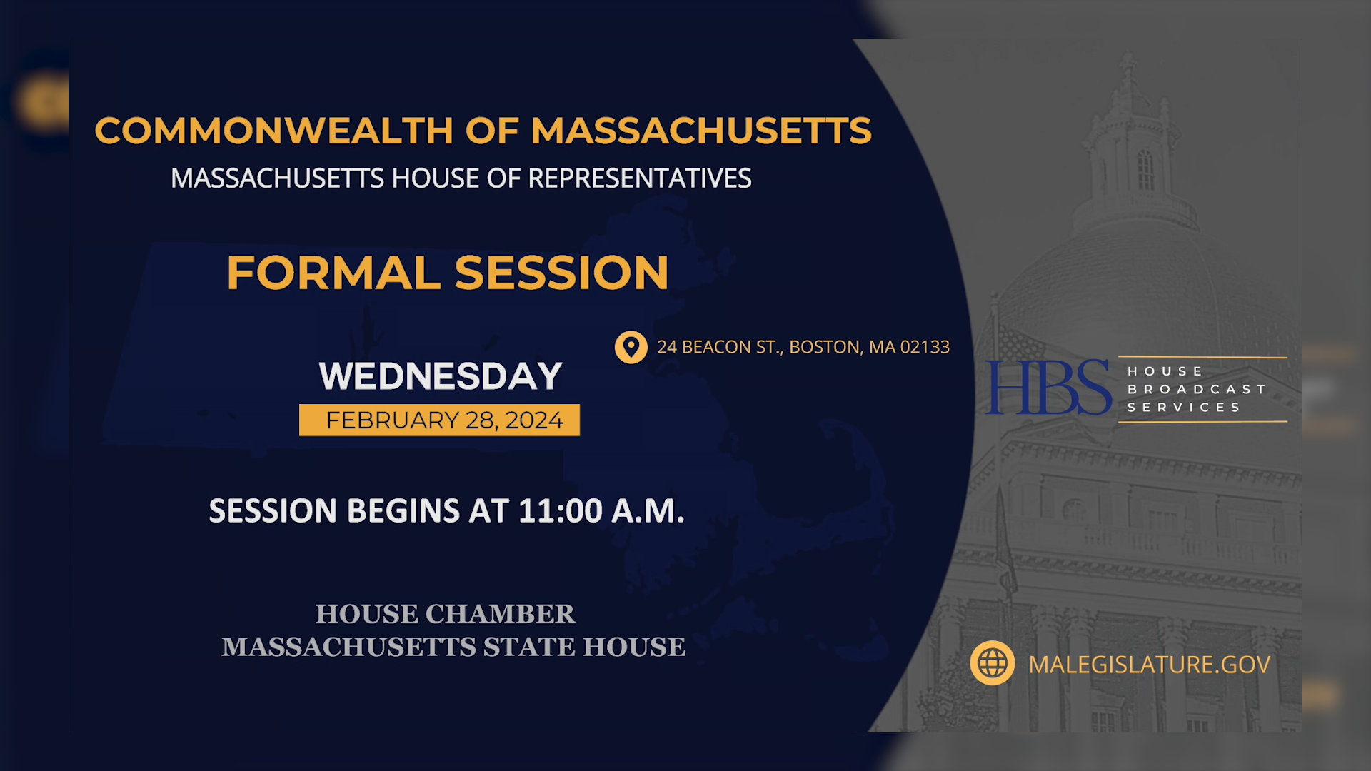 Thumbnail image for MA House of Representatives Formal Session: 2/28/2024