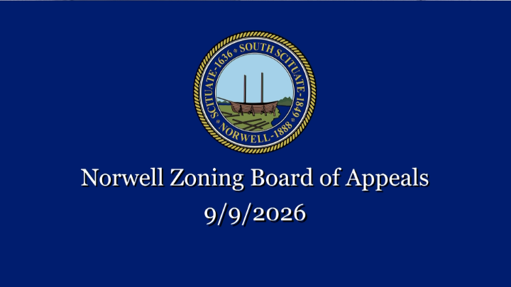 Thumbnail image for Norwell Zoning Board of Appeals: 9/9/2026