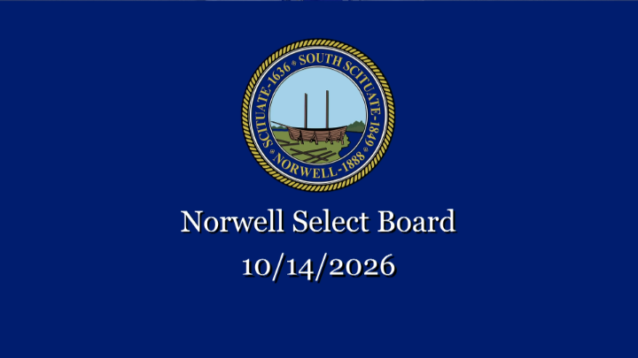 Thumbnail image for Norwell Select Board: 10/14/2026