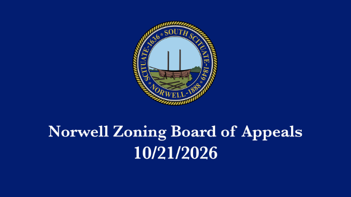 Thumbnail image for Norwell Zoning Board of Appeals: 10/21/2026